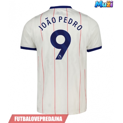 Lacne Muži Futbalové dres Chelsea Joao Pedro #9 2026-27 Krátky Rukáv - Tretina
